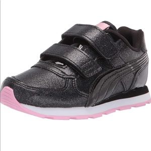 PUMA Black Vista Glitz V Sneakers